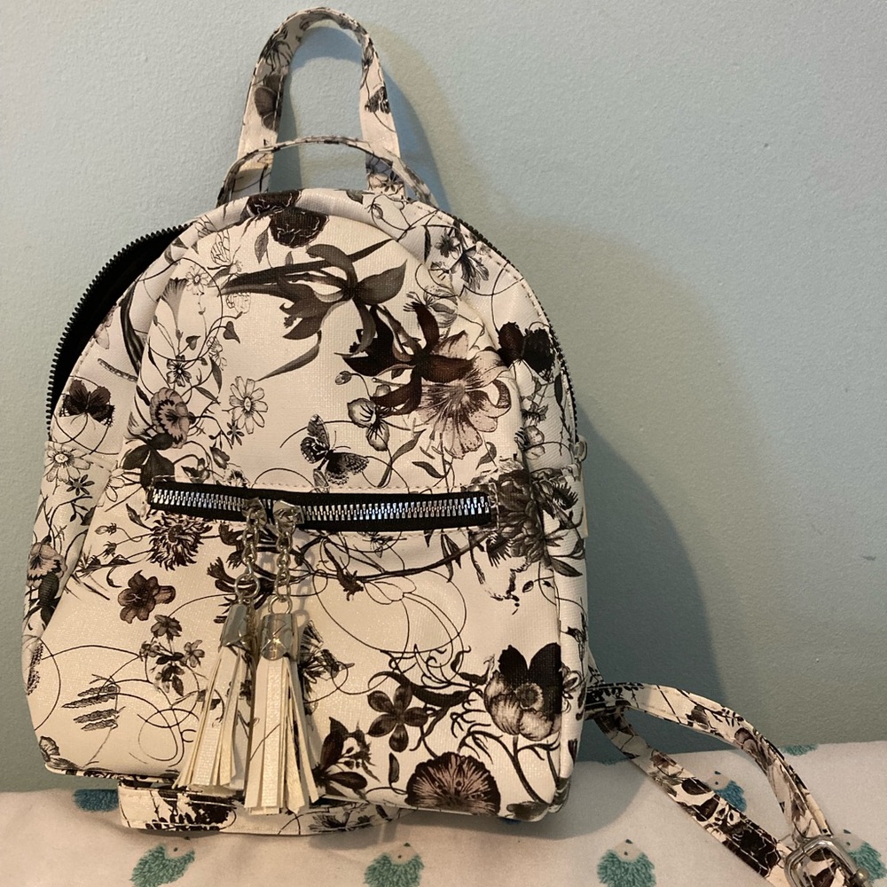 Charming Charlie’s Floral Mini Backpack